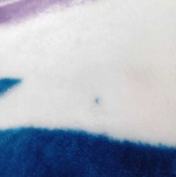 VTG LINEN CORP CHRISTMAS POLAR BEAR PENGUIN SLED PLUSH THROW BLANKET / HANGING - Picture 5 of 5